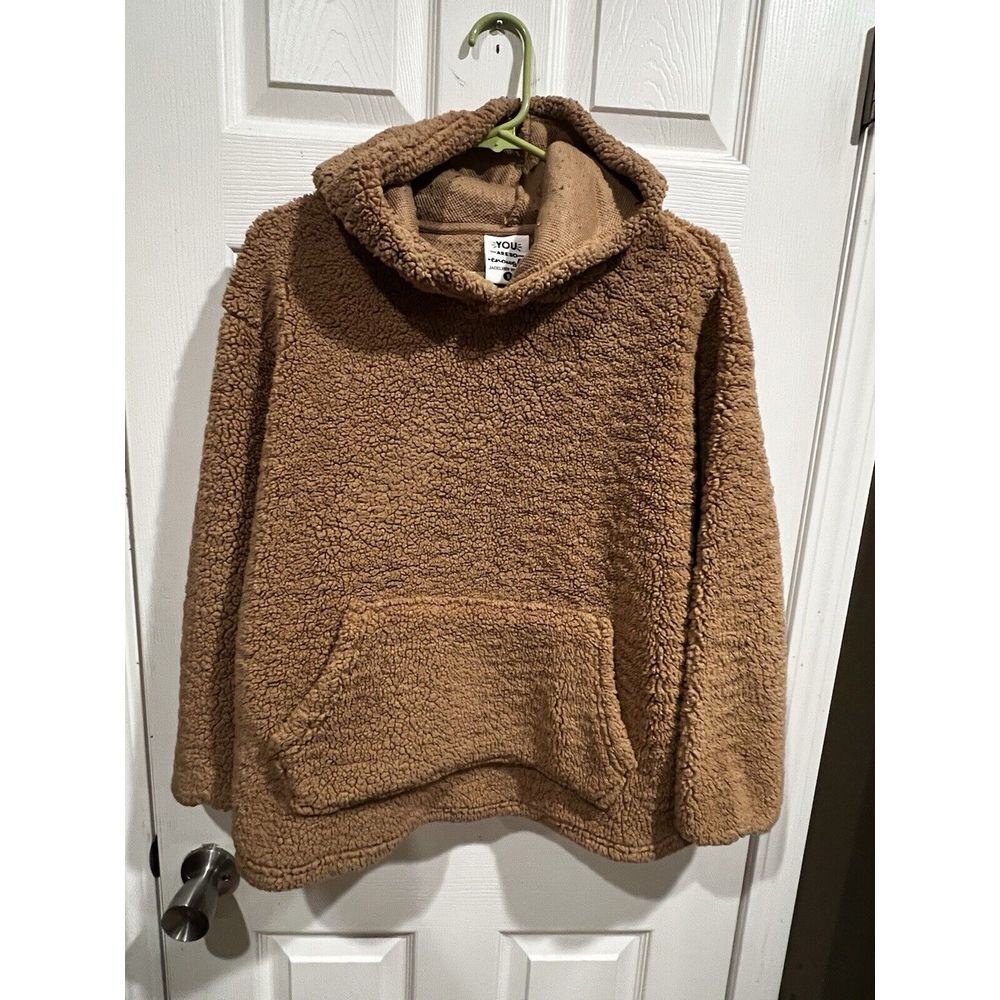 Jadelynn‎ Brooke Soft Cozy Brown Hoodie Size Small You Are So Enough
